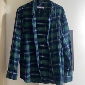 Zara Green flannel
